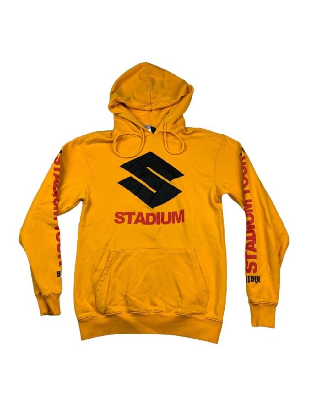 Justin Bieber Men's TEAM 2017 Stadium World Tour Concert Hood Sweatshirt • XS